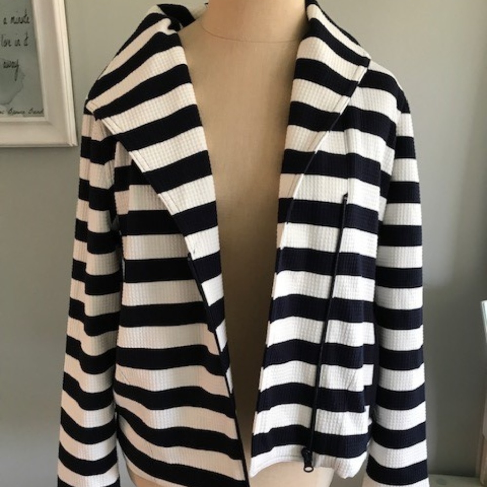 Talbots Preppy Strip Jacket - Picture 2 of 4